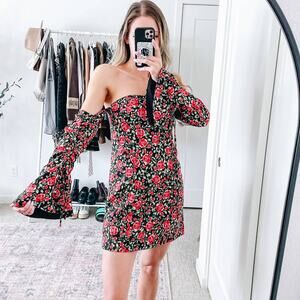 C/MEO Collective Revolve‎ Rose Mini Dress EUC XXS/XS